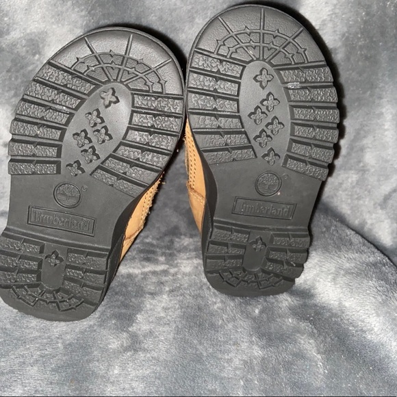 Timberland Field Boots Infant Toddler Size 5 Brown Nubuck - Picture 3 of 11